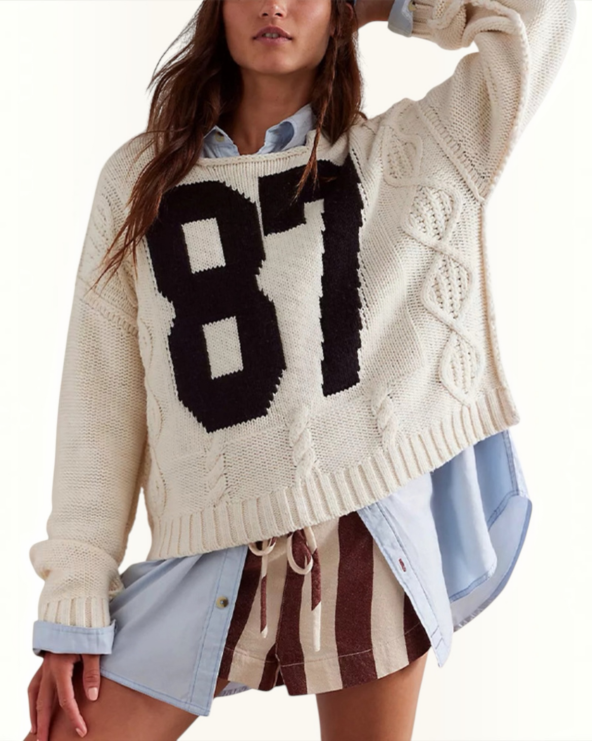 87 Cable-Knit Sweater