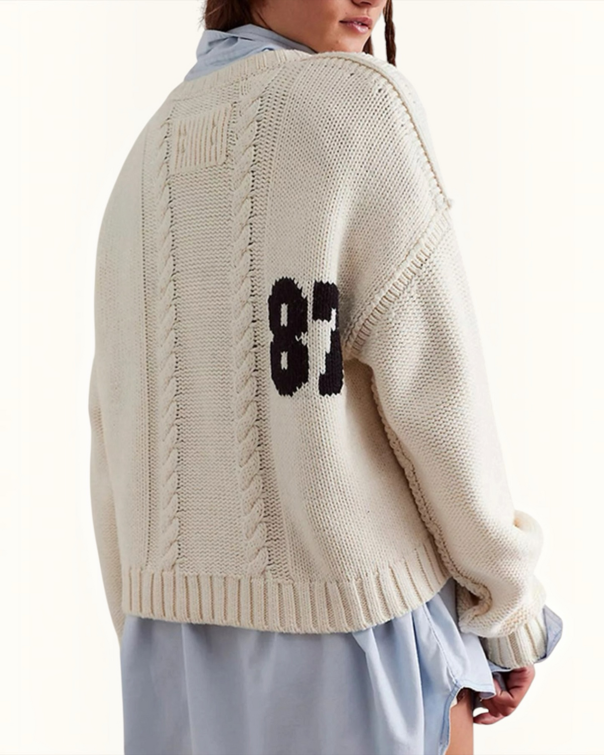 87 Cable-Knit Sweater
